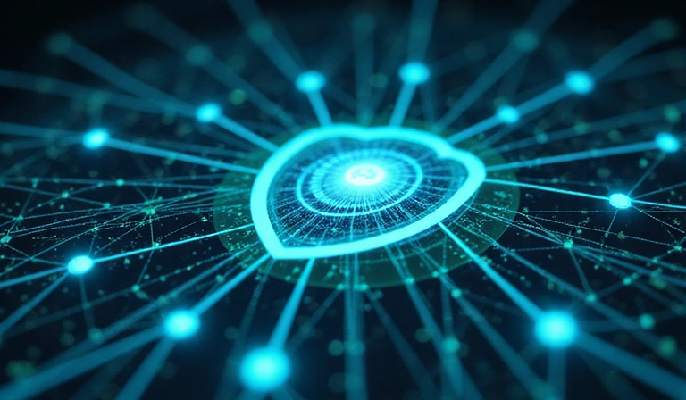 Abstract representation of intellectual property and digital security